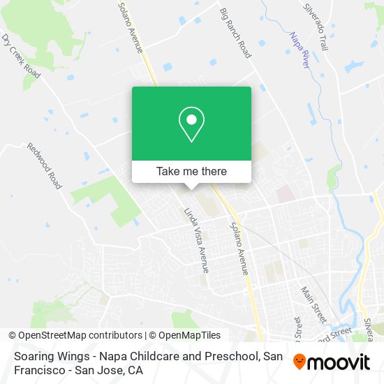 Mapa de Soaring Wings - Napa Childcare and Preschool