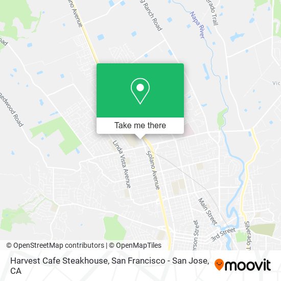 Mapa de Harvest Cafe Steakhouse