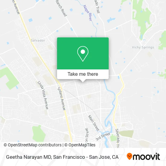 Mapa de Geetha Narayan MD
