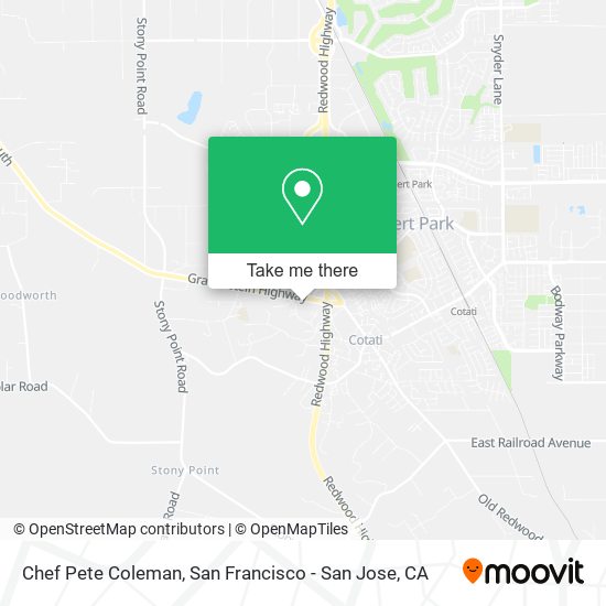 Mapa de Chef Pete Coleman