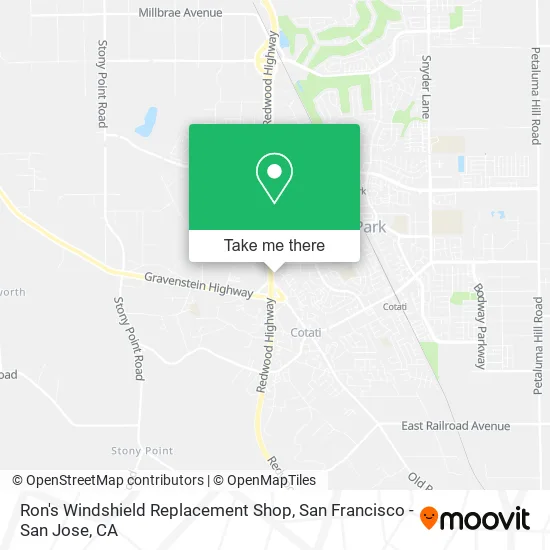 Ron's Windshield Replacement Shop map