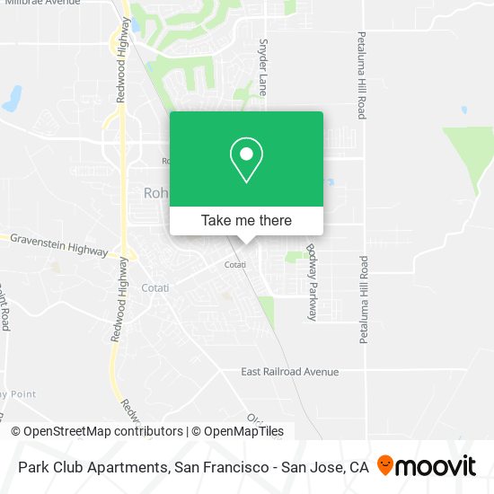 Mapa de Park Club Apartments