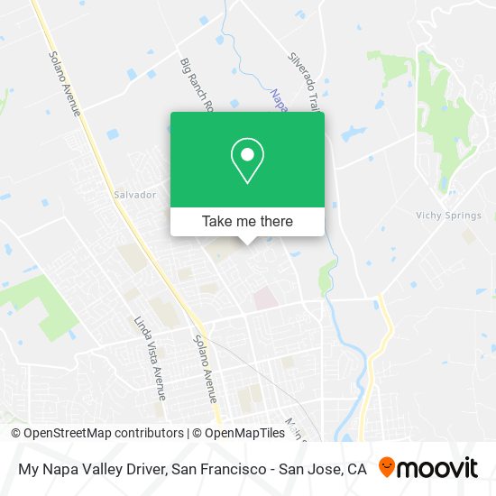 My Napa Valley Driver map