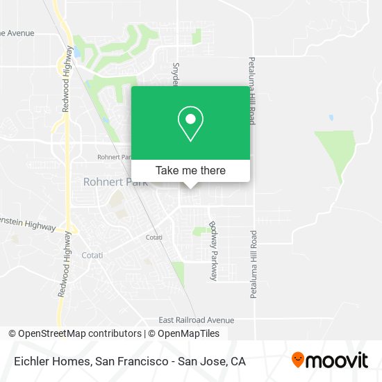 Mapa de Eichler Homes