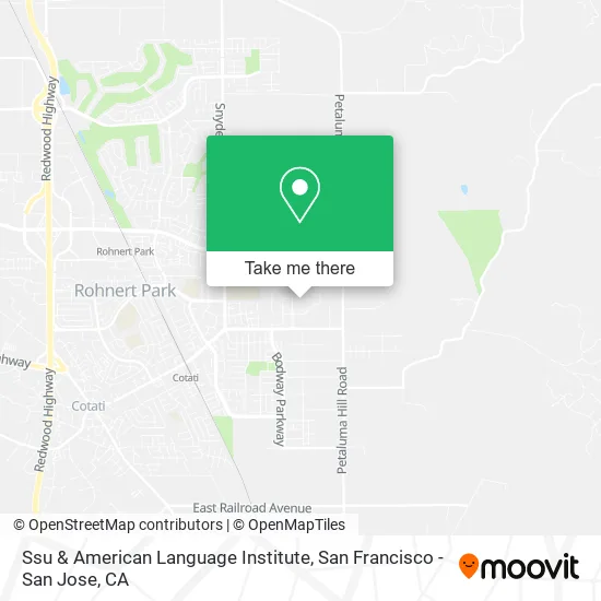 Ssu & American Language Institute map