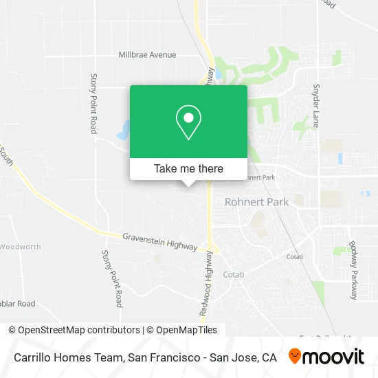 Mapa de Carrillo Homes Team