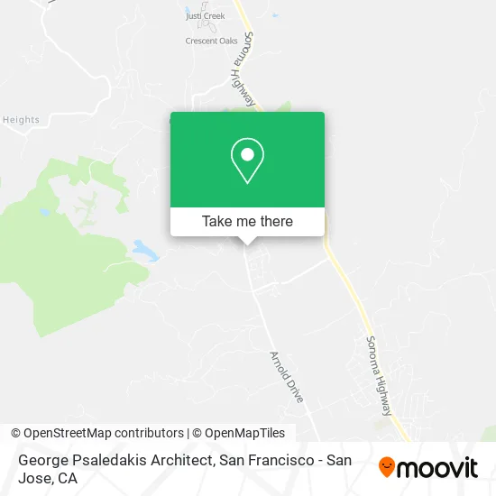 George Psaledakis Architect map