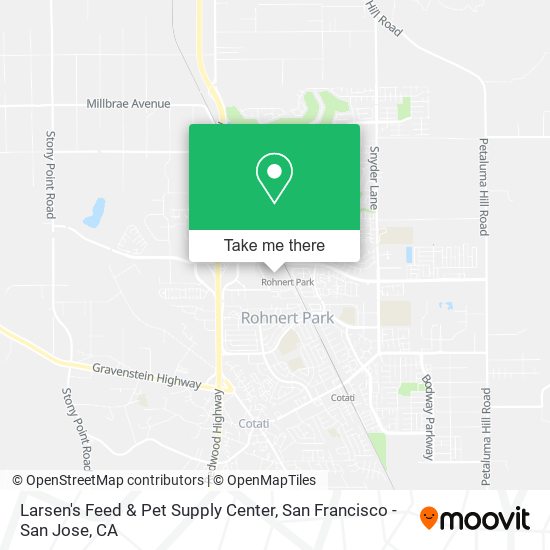 Mapa de Larsen's Feed & Pet Supply Center