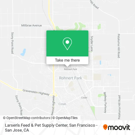 Mapa de Larsen's Feed & Pet Supply Center