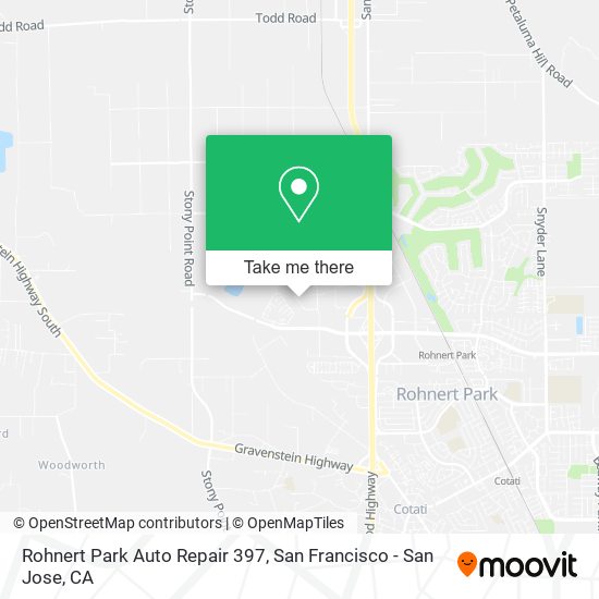 Mapa de Rohnert Park Auto Repair 397