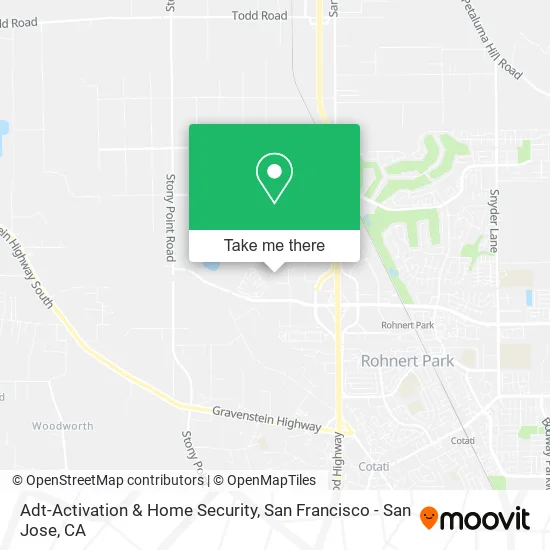 Mapa de Adt-Activation & Home Security
