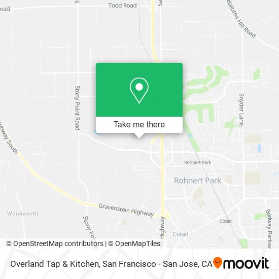 Overland Tap & Kitchen map