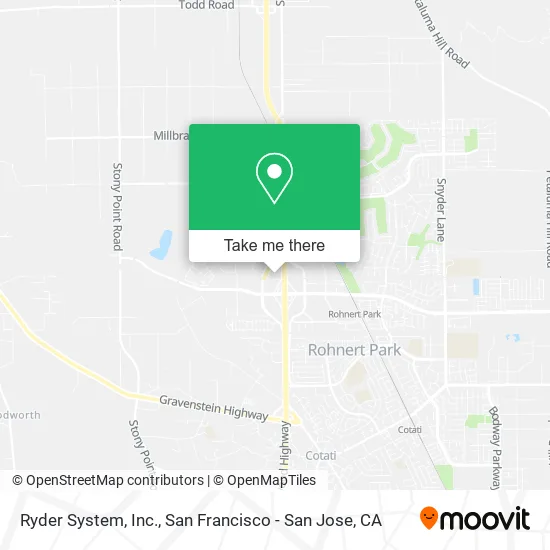 Ryder System, Inc. map