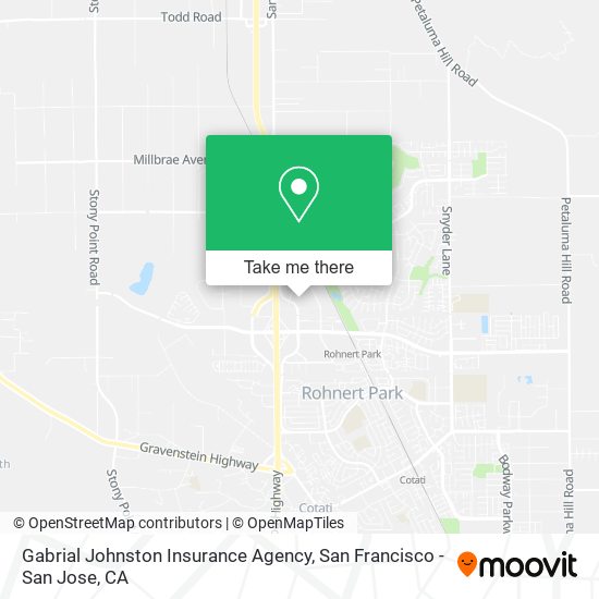 Gabrial Johnston Insurance Agency map