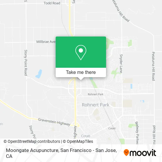 Mapa de Moongate Acupuncture