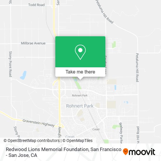 Mapa de Redwood Lions Memorial Foundation