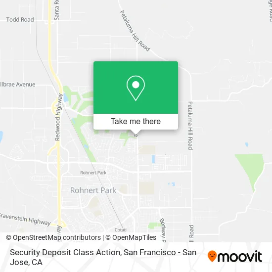 Security Deposit Class Action map
