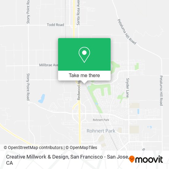 Creative Millwork & Design map