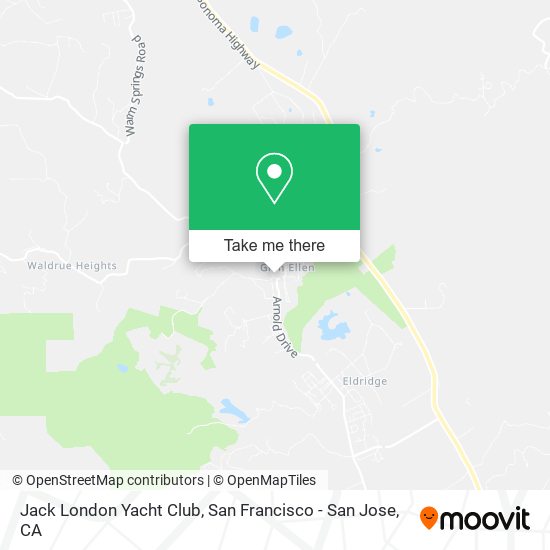 Mapa de Jack London Yacht Club