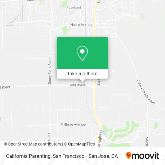 Mapa de California Parenting