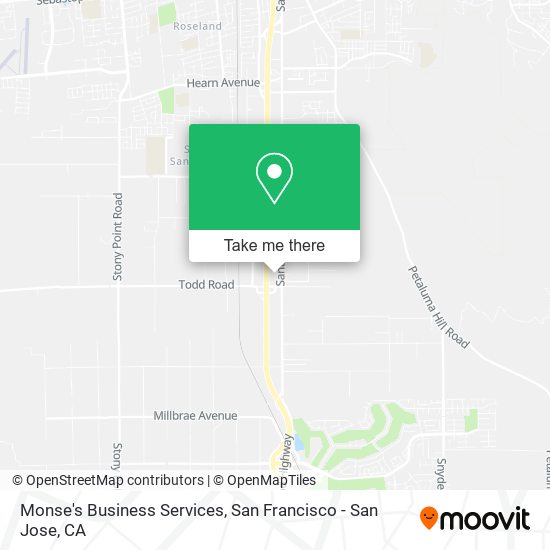 Monse's Business Services map