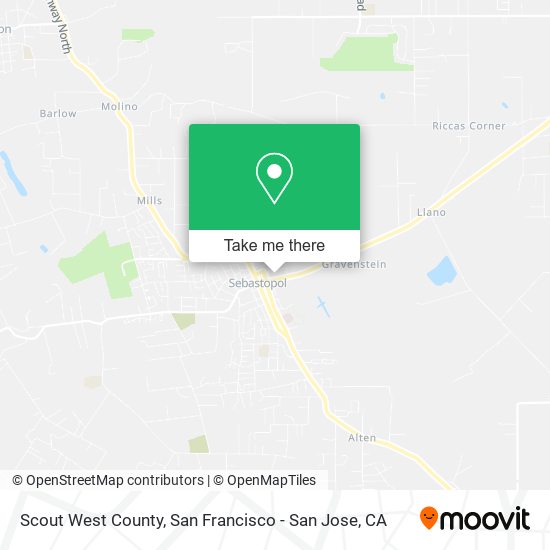 Scout West County map
