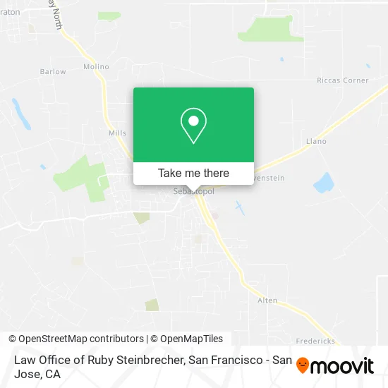 Mapa de Law Office of Ruby Steinbrecher