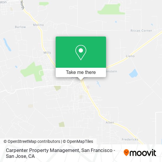 Carpenter Property Management map