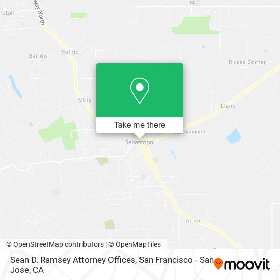 Mapa de Sean D. Ramsey Attorney Offices