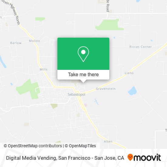 Digital Media Vending map