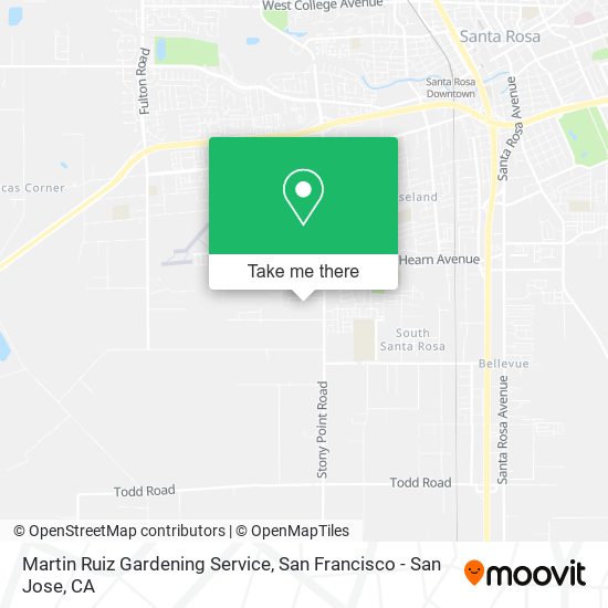 Martin Ruiz Gardening Service map