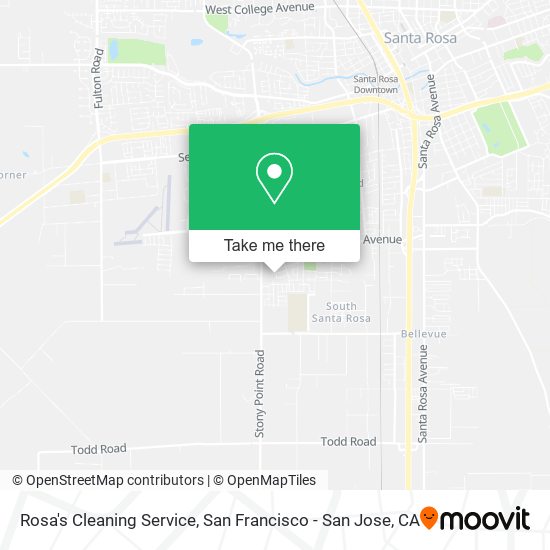 Rosa's Cleaning Service map