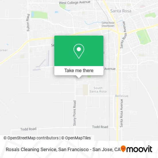 Rosa's Cleaning Service map