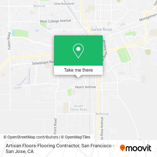 Artisan Floors-Flooring Contractor map