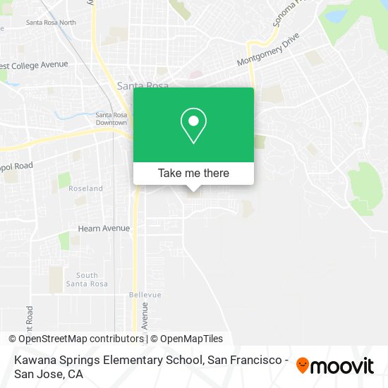 Kawana Springs Elementary School map