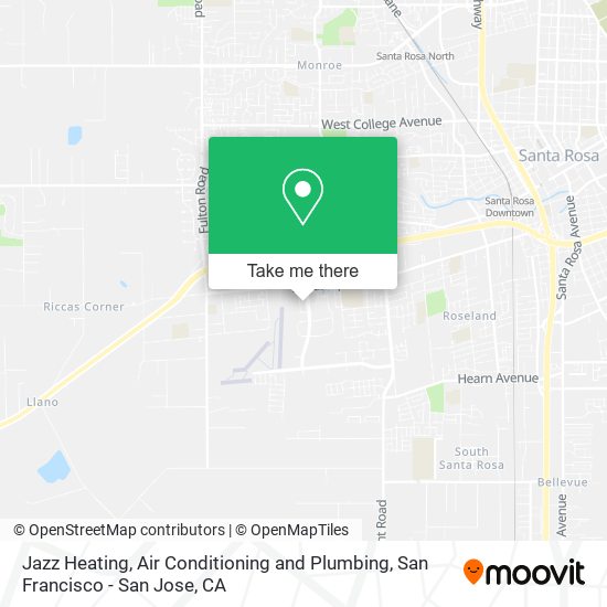 Jazz Heating, Air Conditioning and Plumbing map