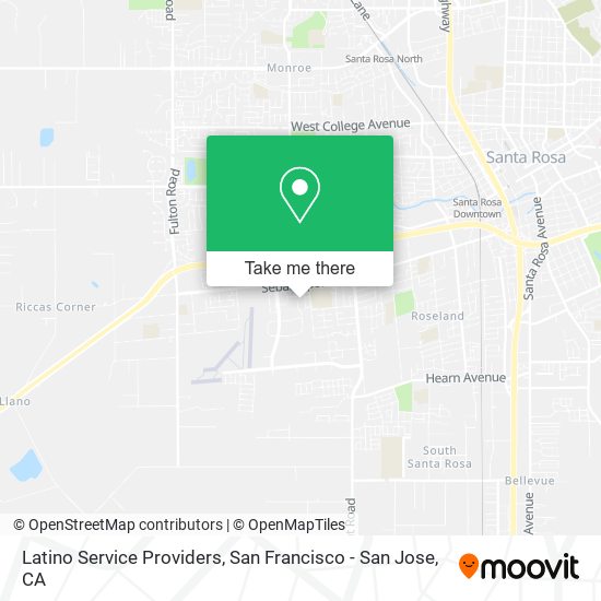 Latino Service Providers map