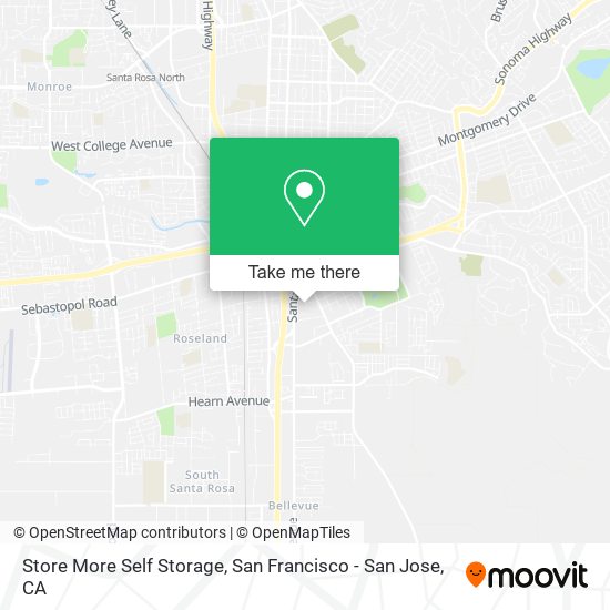 Store More Self Storage map
