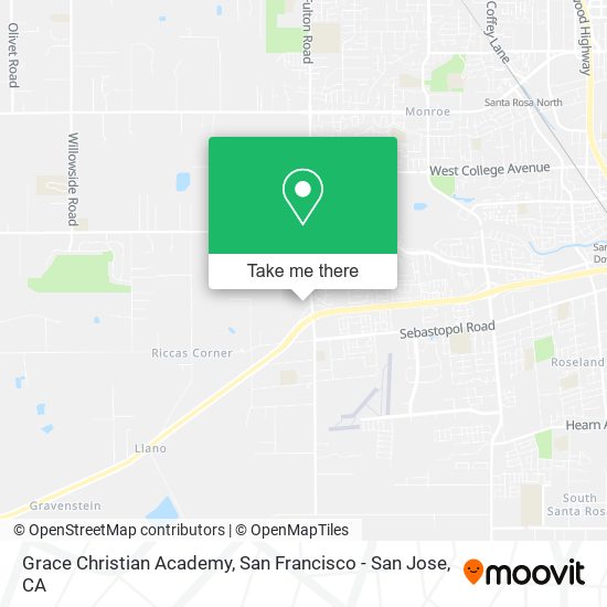 Mapa de Grace Christian Academy