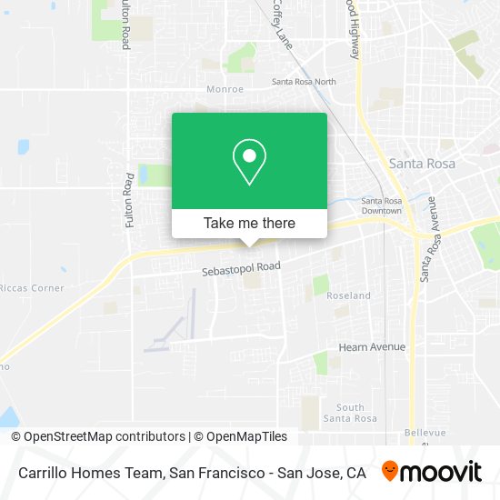 Carrillo Homes Team map