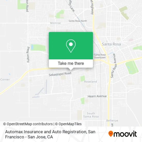 Automax Insurance and Auto Registration map