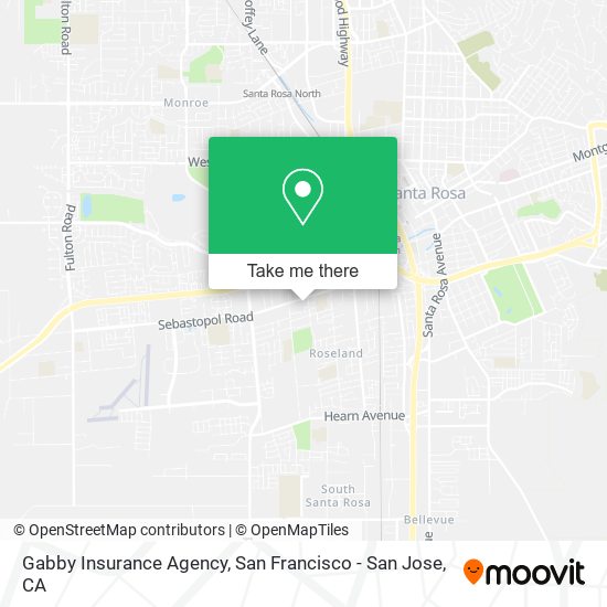 Gabby Insurance Agency map
