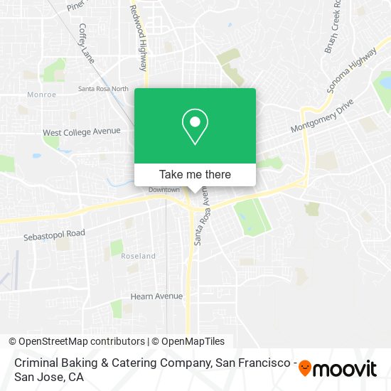 Criminal Baking & Catering Company map