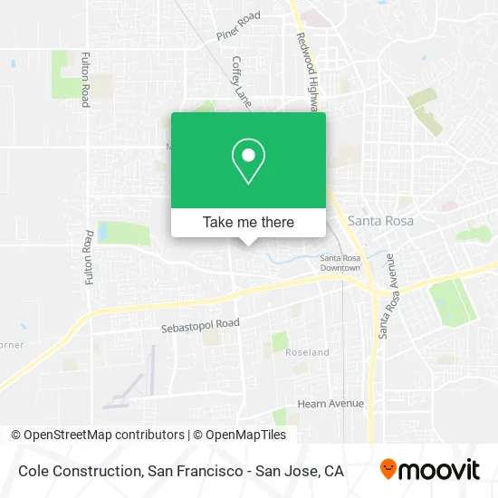 Mapa de Cole Construction