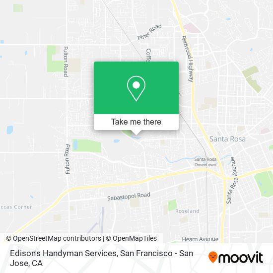 Edison's Handyman Services map