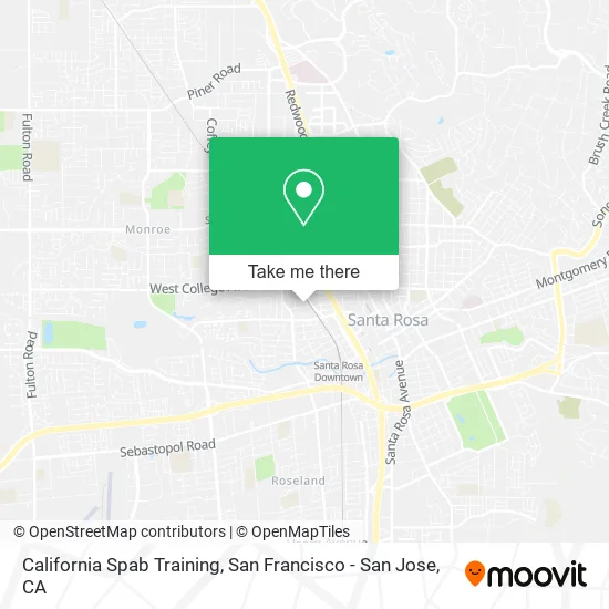Mapa de California Spab Training