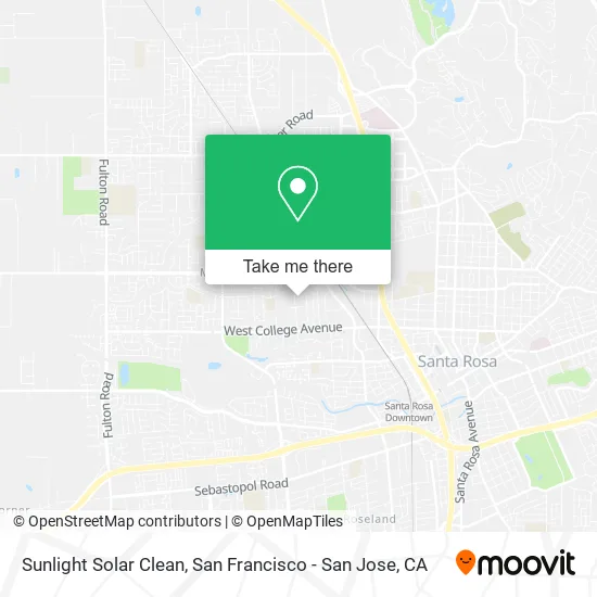 Sunlight Solar Clean map