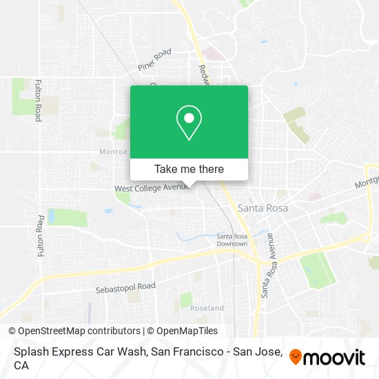 Splash Express Car Wash map