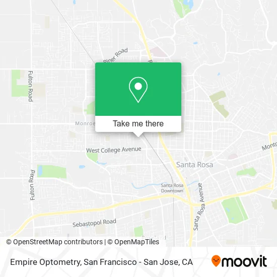 Empire Optometry map