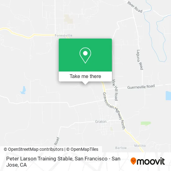 Peter Larson Training Stable map
